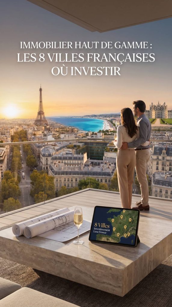 8 villes de France ou le marché immobilier haut de gamme se porte bien : où investir ?